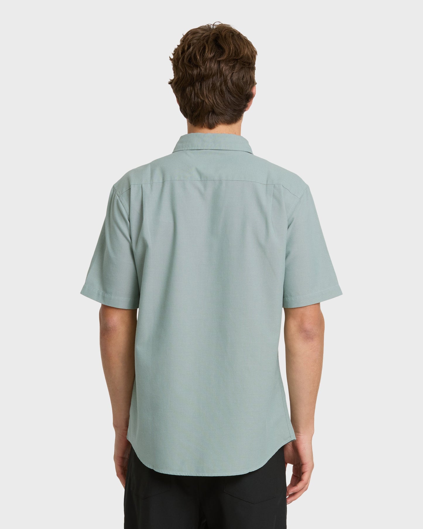 Quick Silver Shoreline Classic Short Sleeve Shirt - Herb