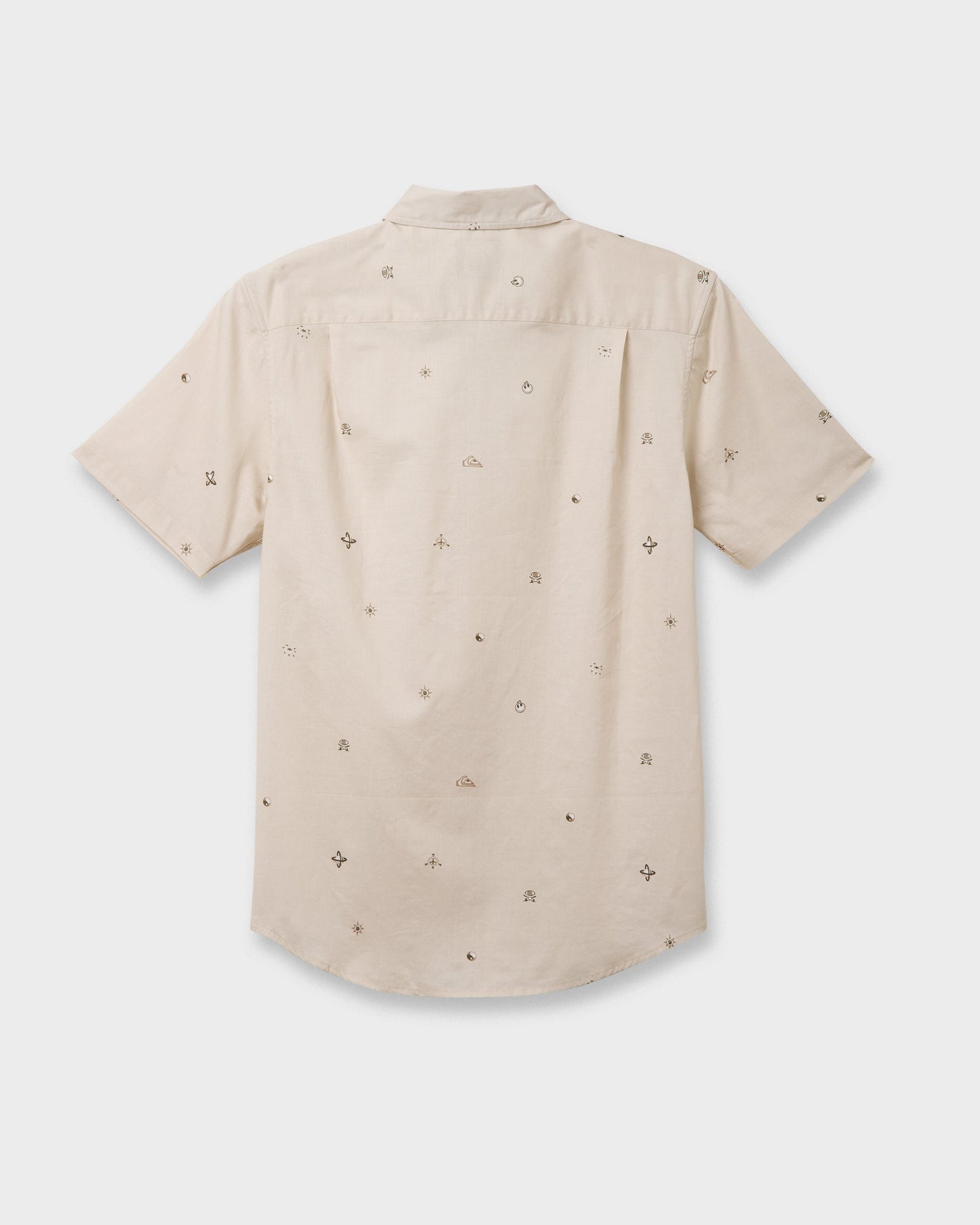Quick Silver Mini Dimensions Classic Short Sleeve Shirt - Silver Birch