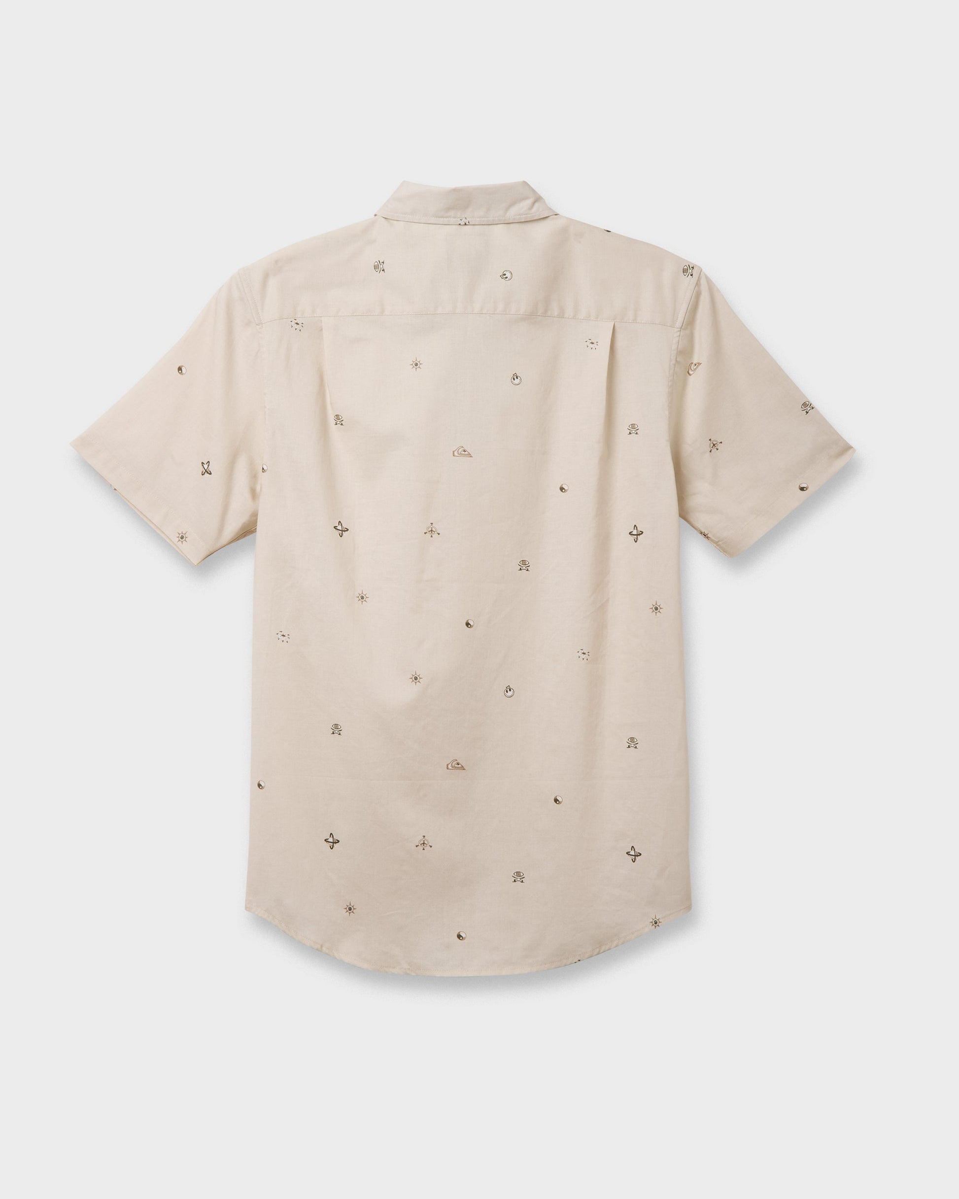 Quick Silver Mini Dimensions Classic Short Sleeve Shirt - Silver Birch