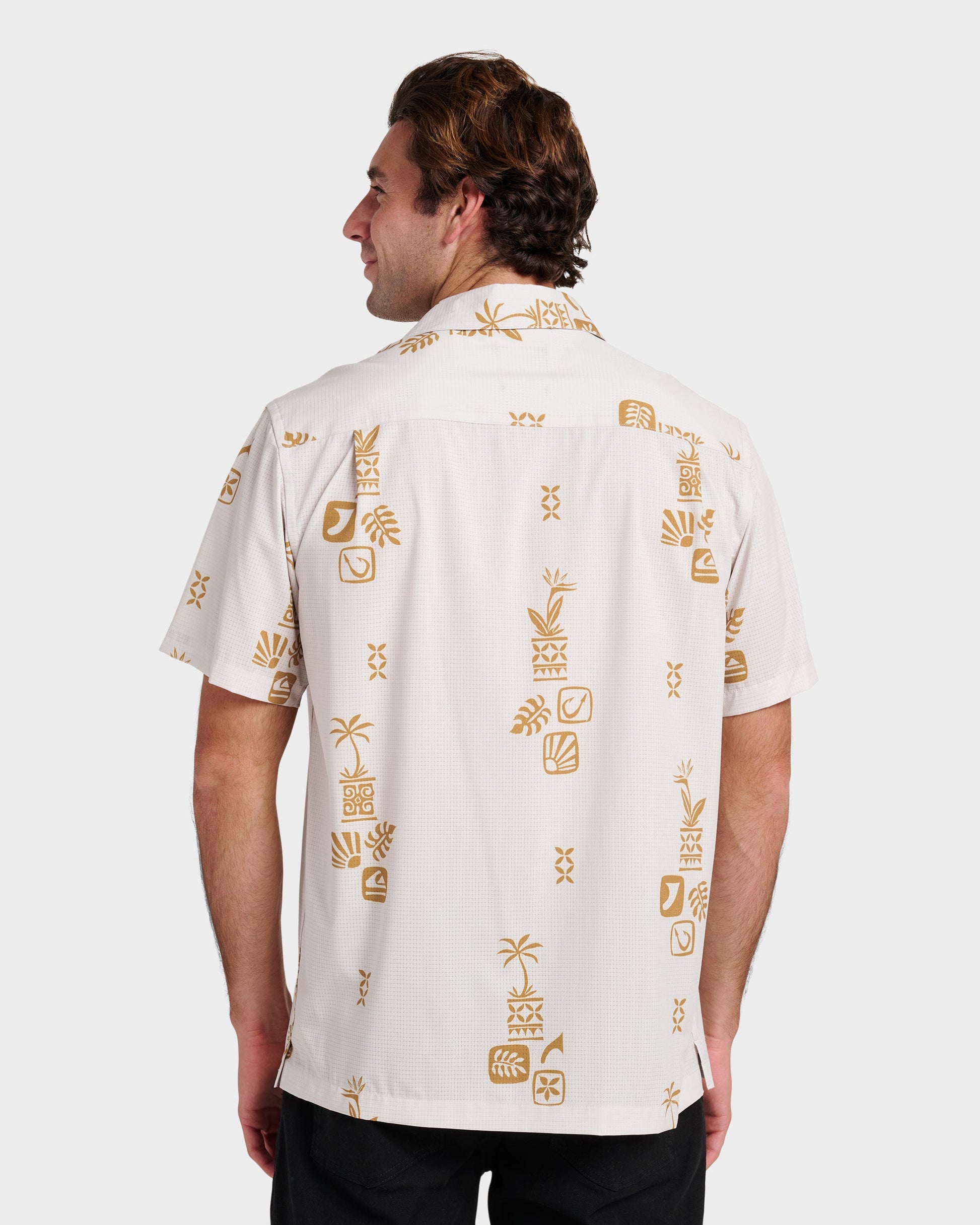 Quick Silver Waterman Mystic Fin Shirt - Moonbeam