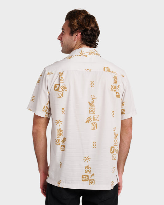 Quick Silver Waterman Mystic Fin Shirt - Moonbeam