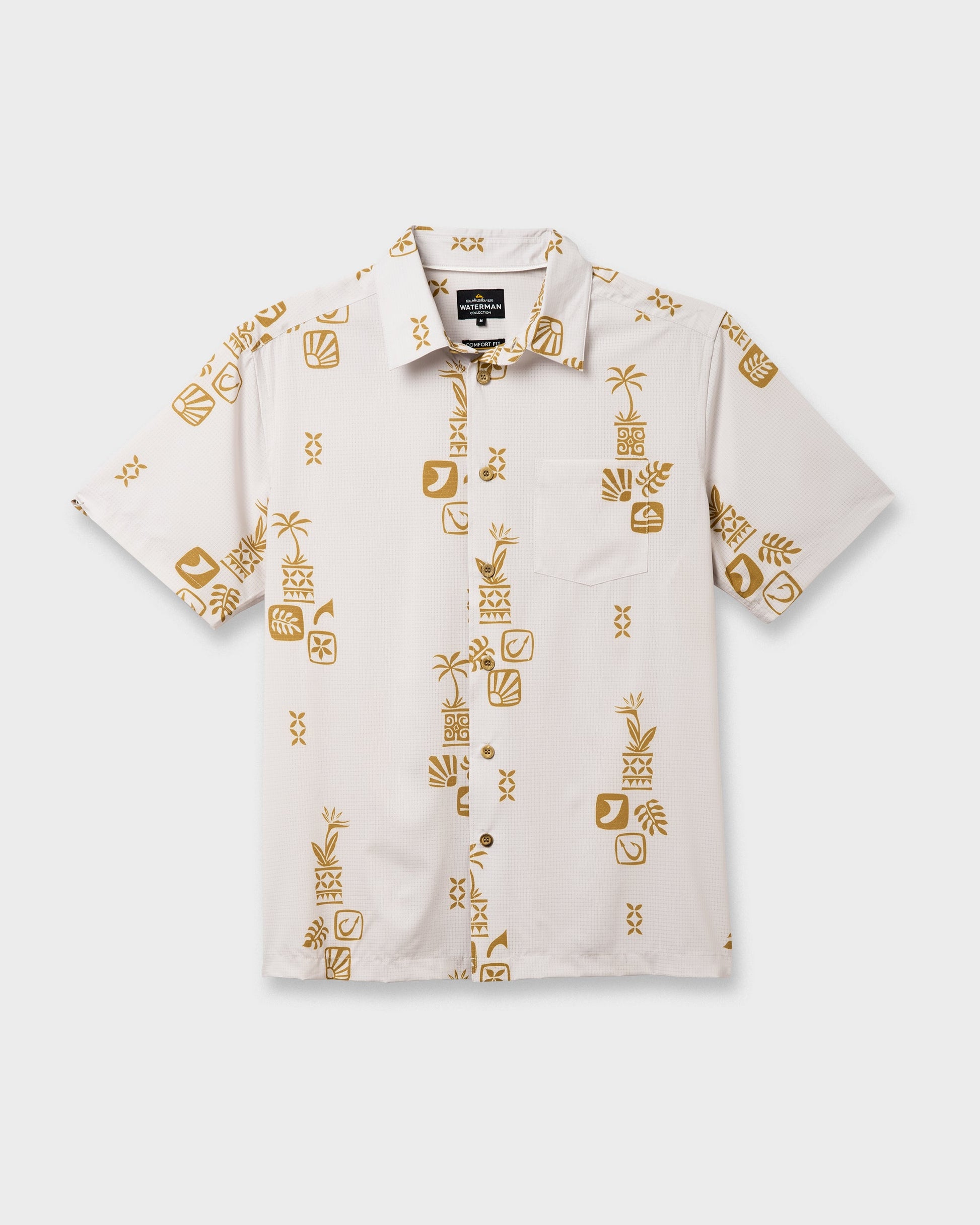 Quick Silver Waterman Mystic Fin Shirt - Moonbeam