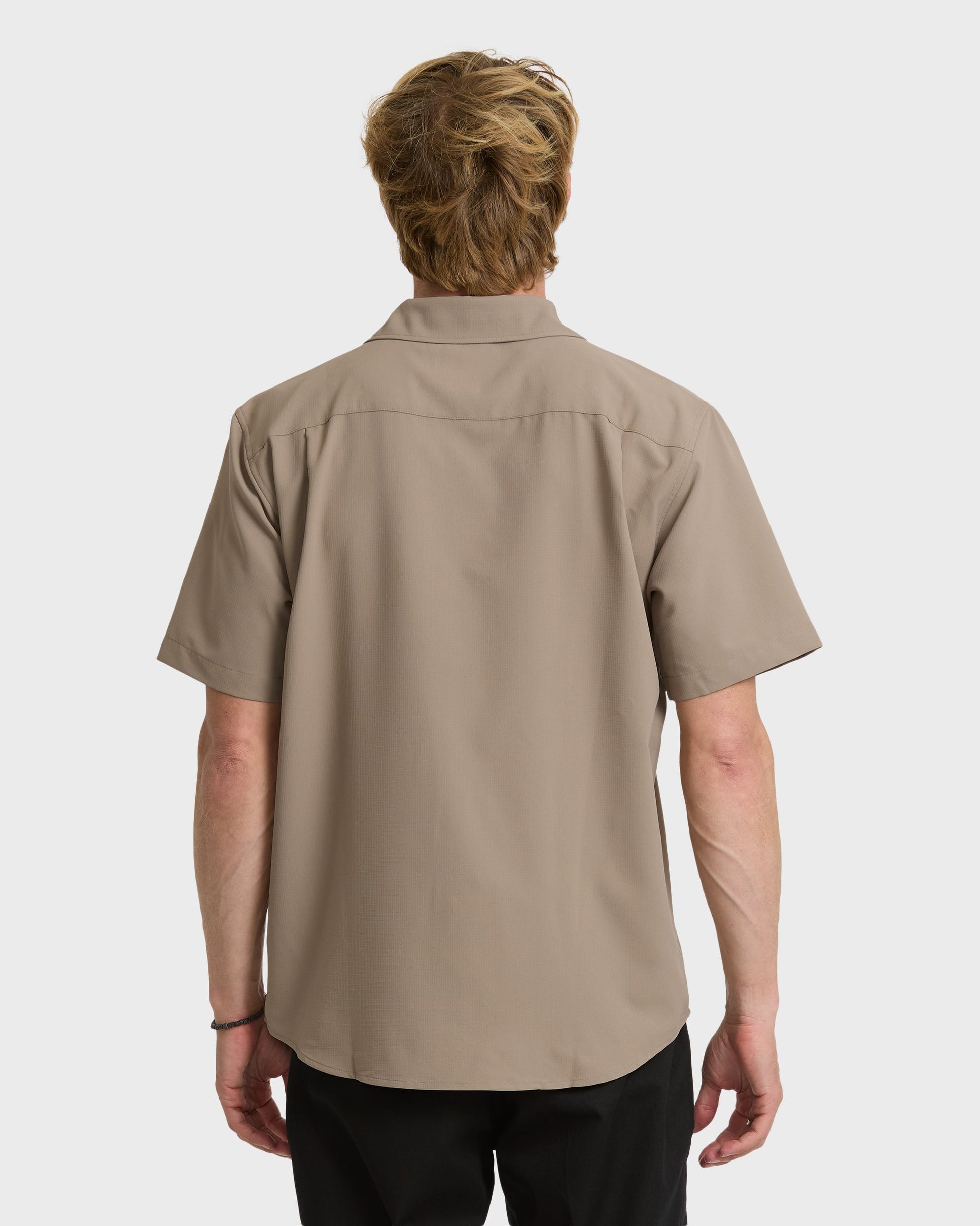 Quick Silver Allport Classic Short Sleeve Shirt - Fallen Rock