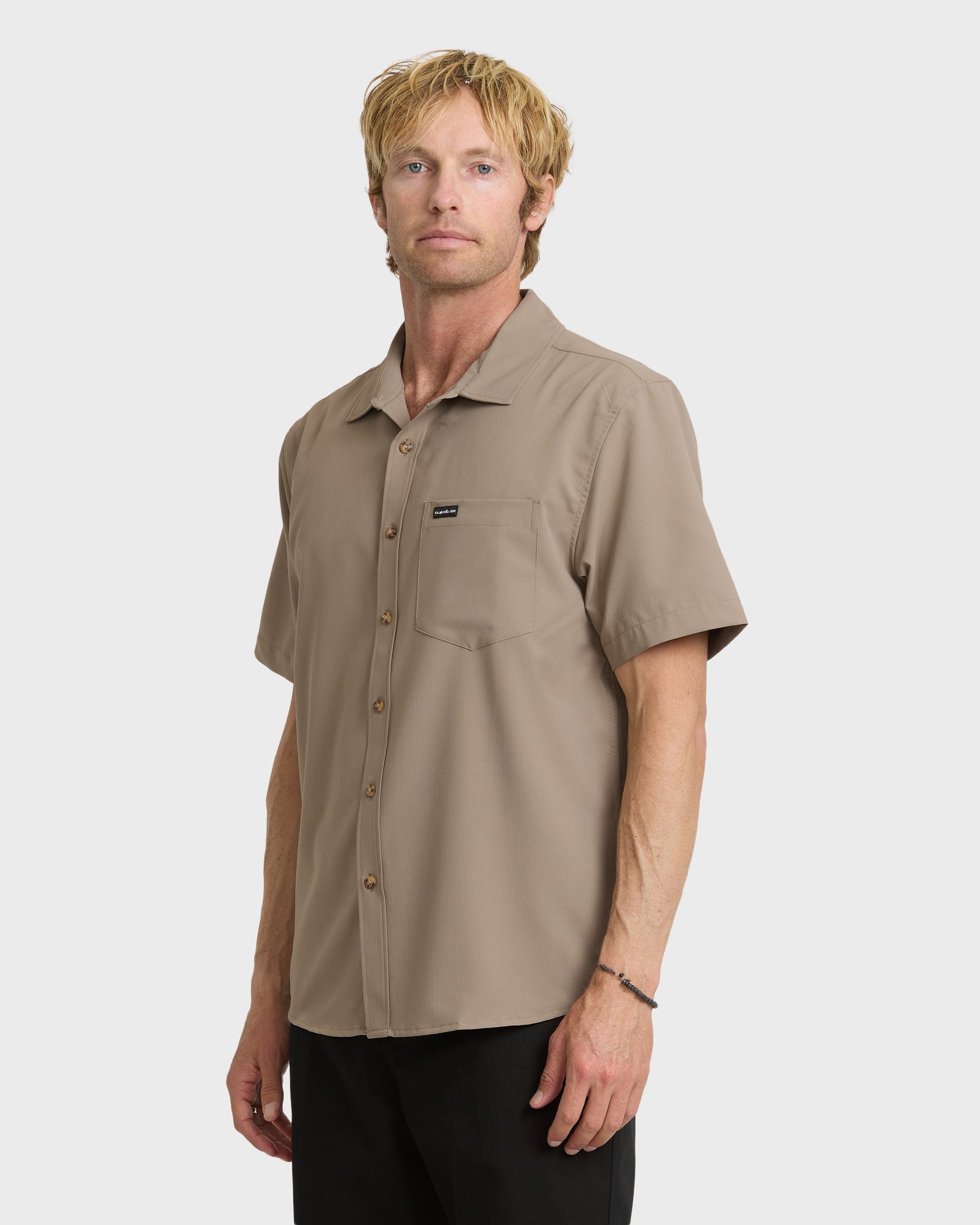 Quick Silver Allport Classic Short Sleeve Shirt - Fallen Rock