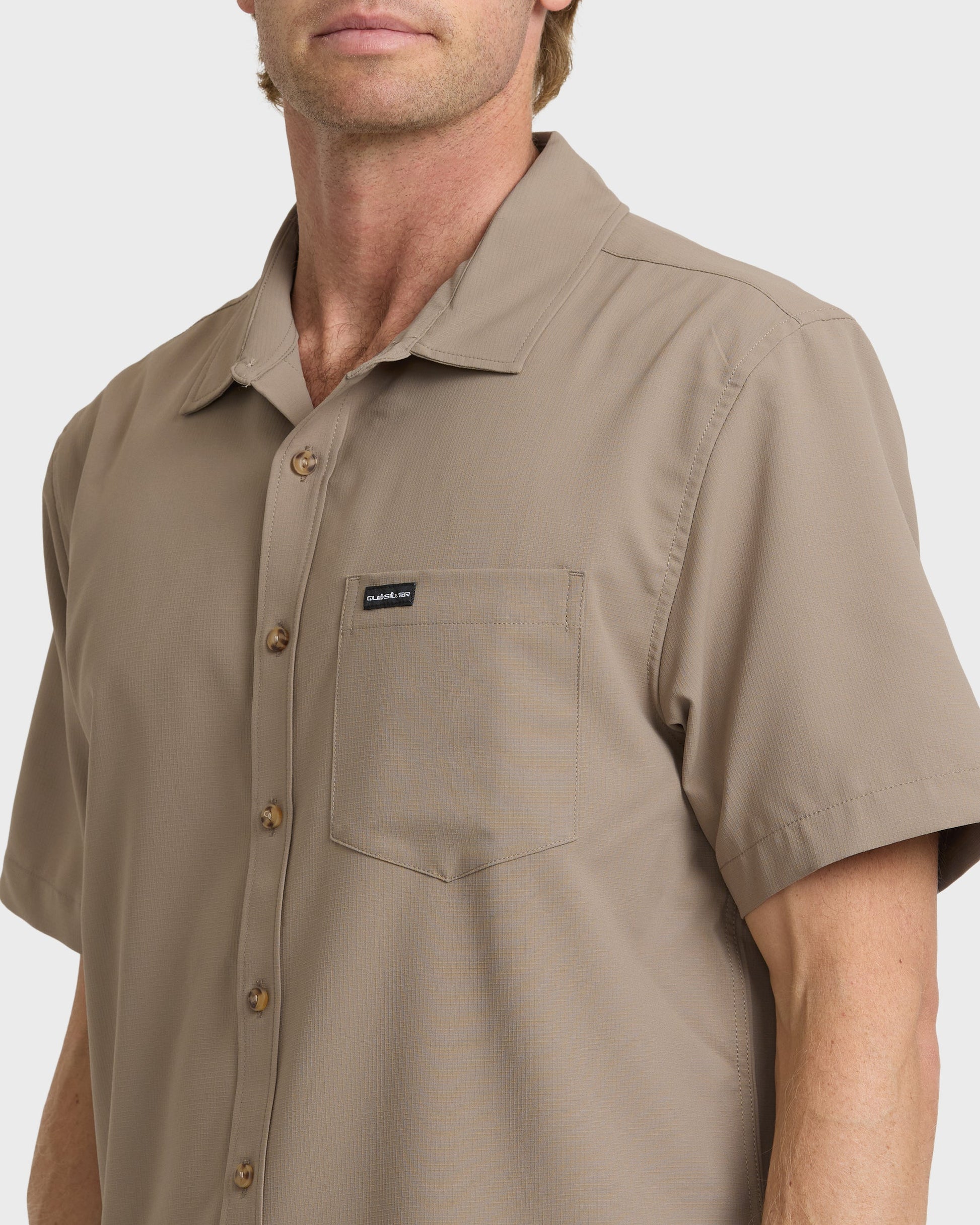 Quick Silver Allport Classic Short Sleeve Shirt - Fallen Rock