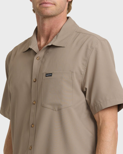 Quick Silver Allport Classic Short Sleeve Shirt - Fallen Rock