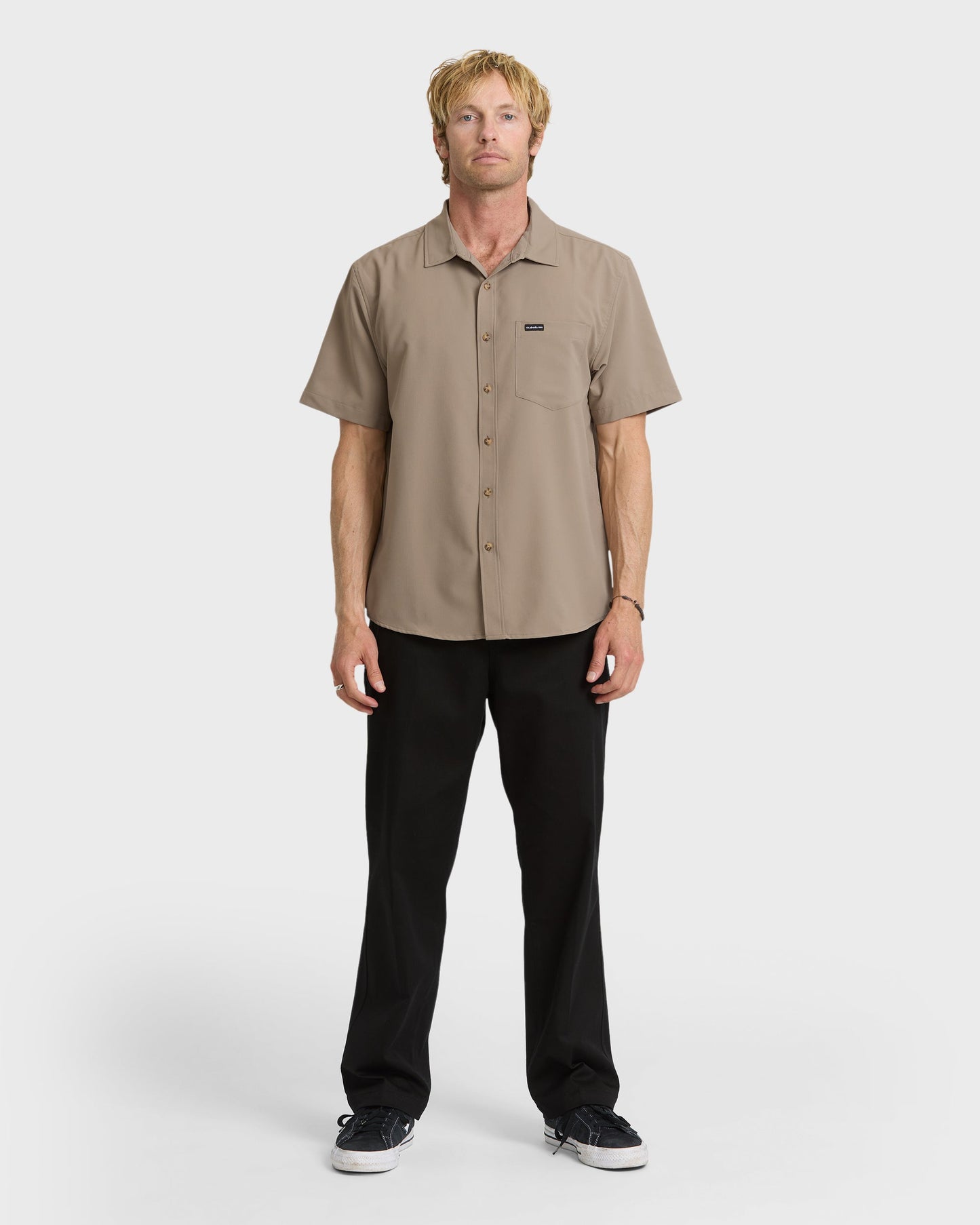 Quick Silver Allport Classic Short Sleeve Shirt - Fallen Rock