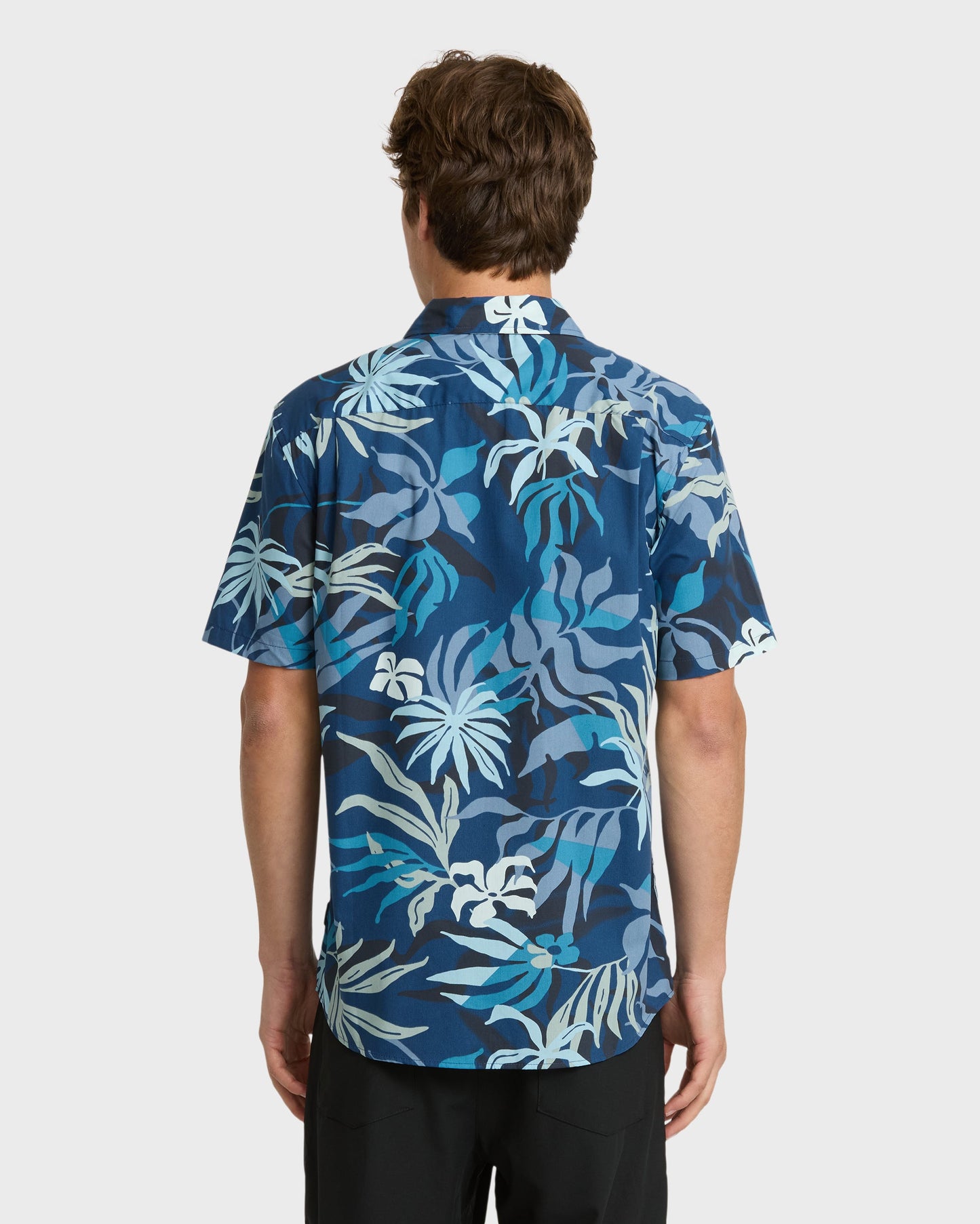 Quick Silver Blueweed Classic Short Sleeve Shirt - Navy