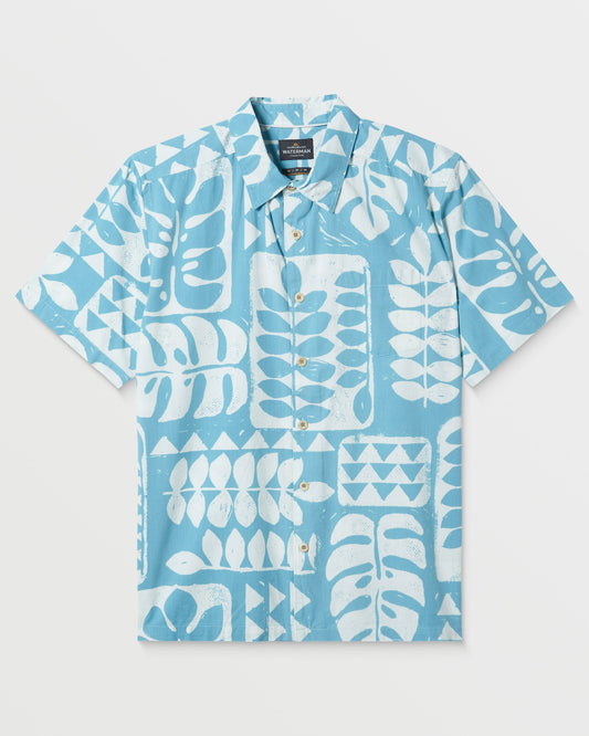 Quick Silver Waterman Turtle Island Shirt - Reef Waters Print