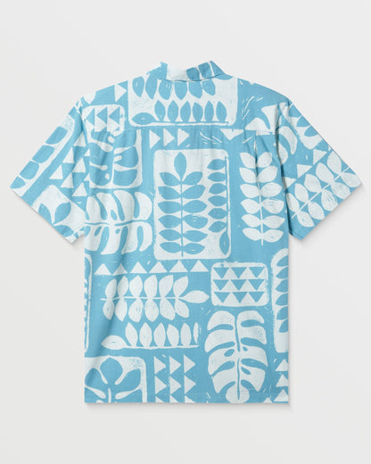 Quick Silver Waterman Turtle Island Shirt - Reef Waters Print