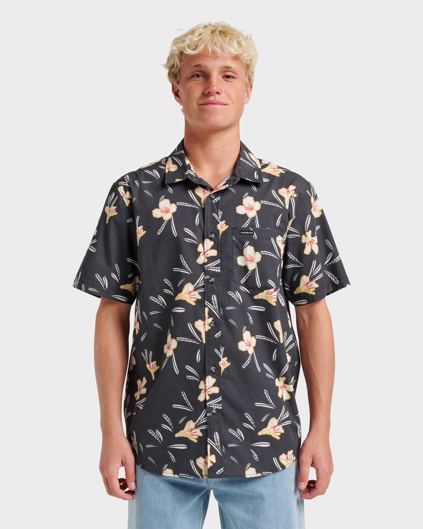 Quick Silver Kaneohe Classic Short Sleeve Shirt - Phantom
