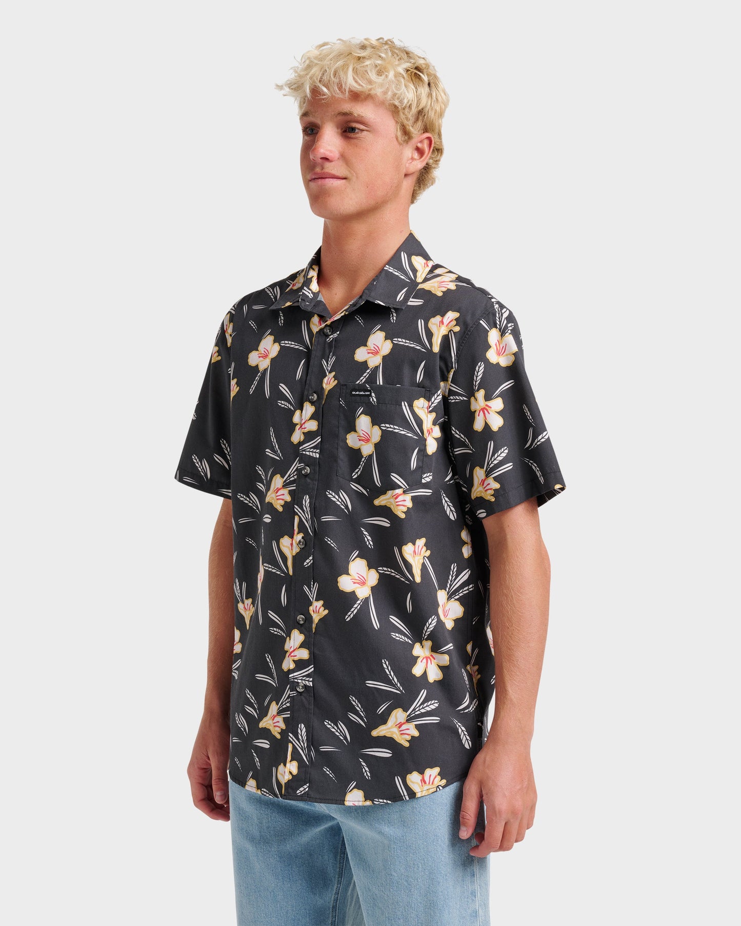 Quick Silver Kaneohe Classic Short Sleeve Shirt - Phantom