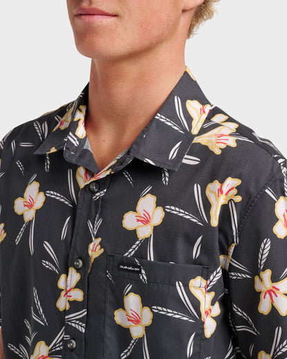 Quick Silver Kaneohe Classic Short Sleeve Shirt - Phantom