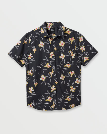 Quick Silver Kaneohe Classic Short Sleeve Shirt - Phantom