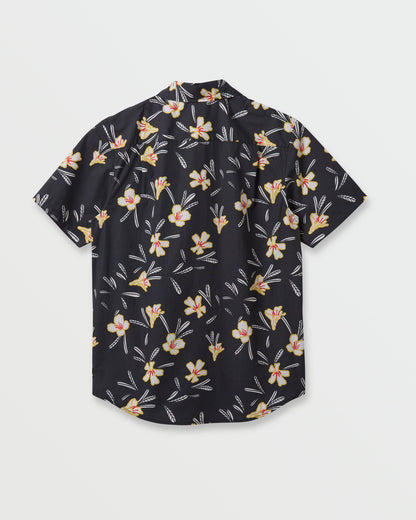 Quick Silver Kaneohe Classic Short Sleeve Shirt - Phantom