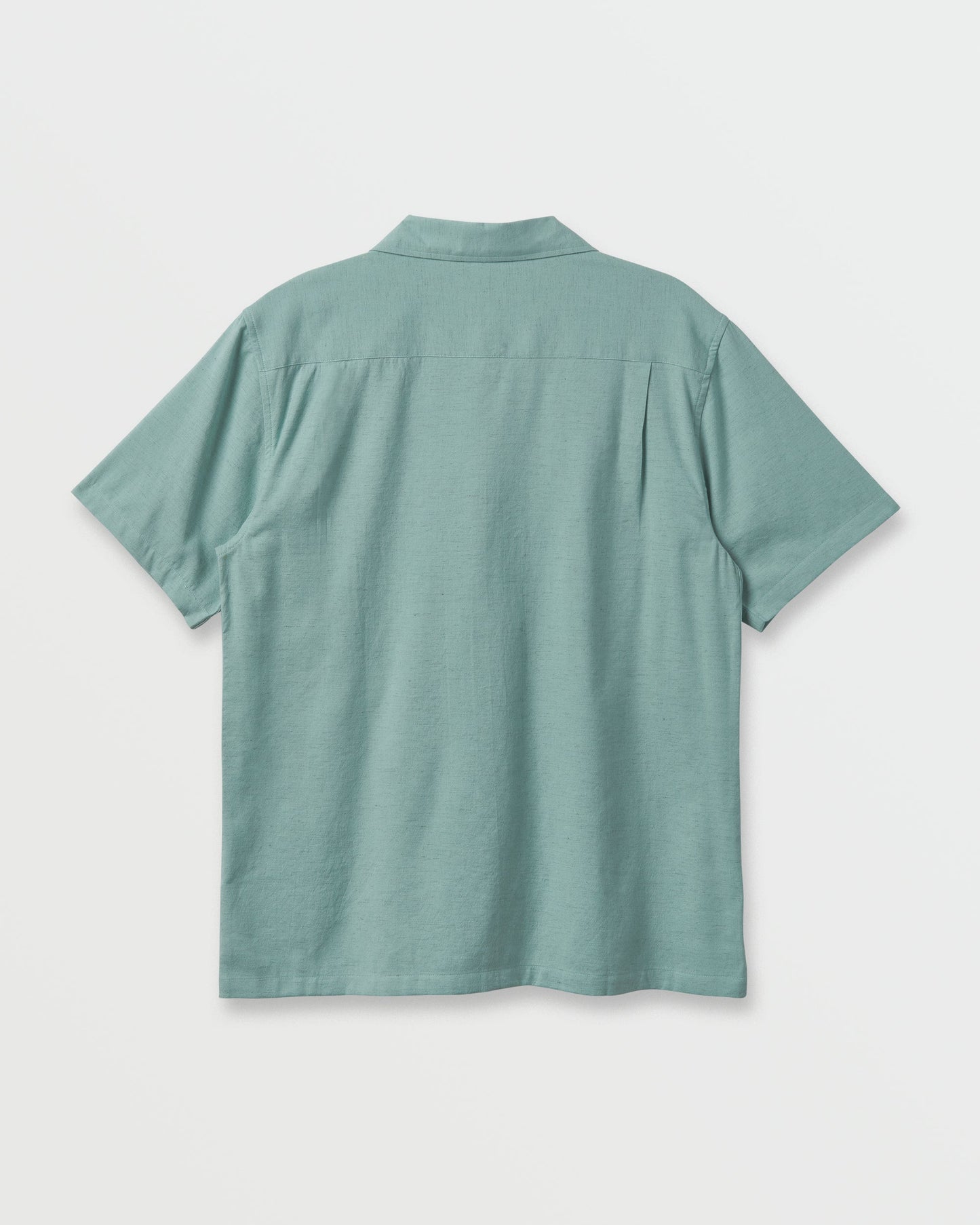 Quick Silver Flecky Island Short Sleeve Shirt - Jade Grey