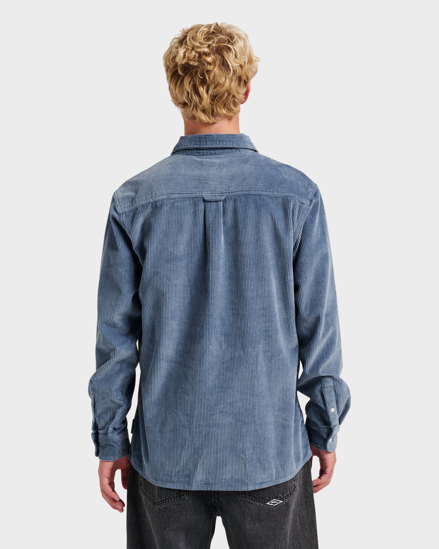 Quick Silver Cord Long Sleeve Shirt - China Blue