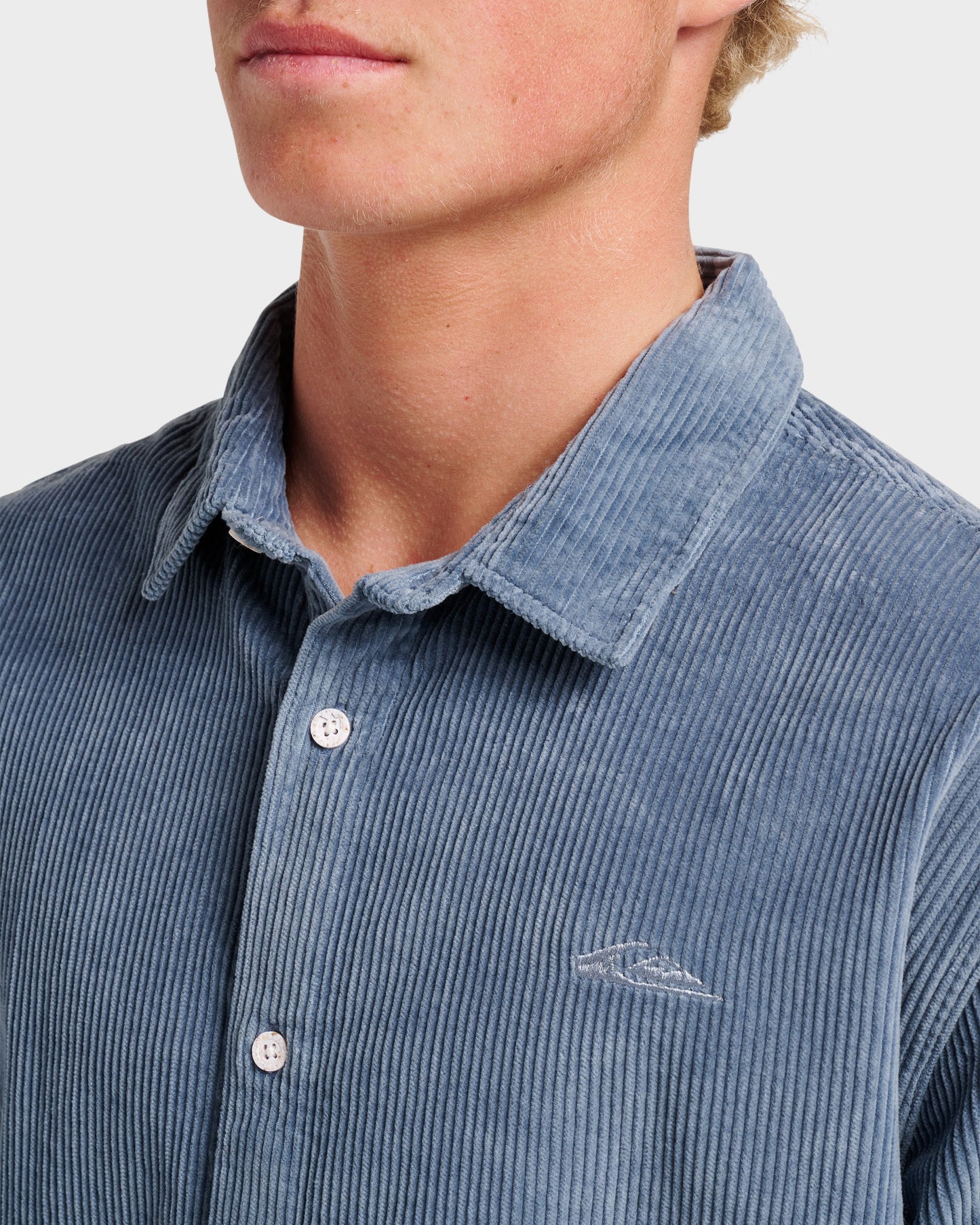 Quick Silver Cord Long Sleeve Shirt - China Blue