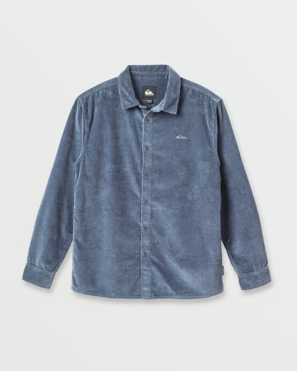 Quick Silver Cord Long Sleeve Shirt - China Blue