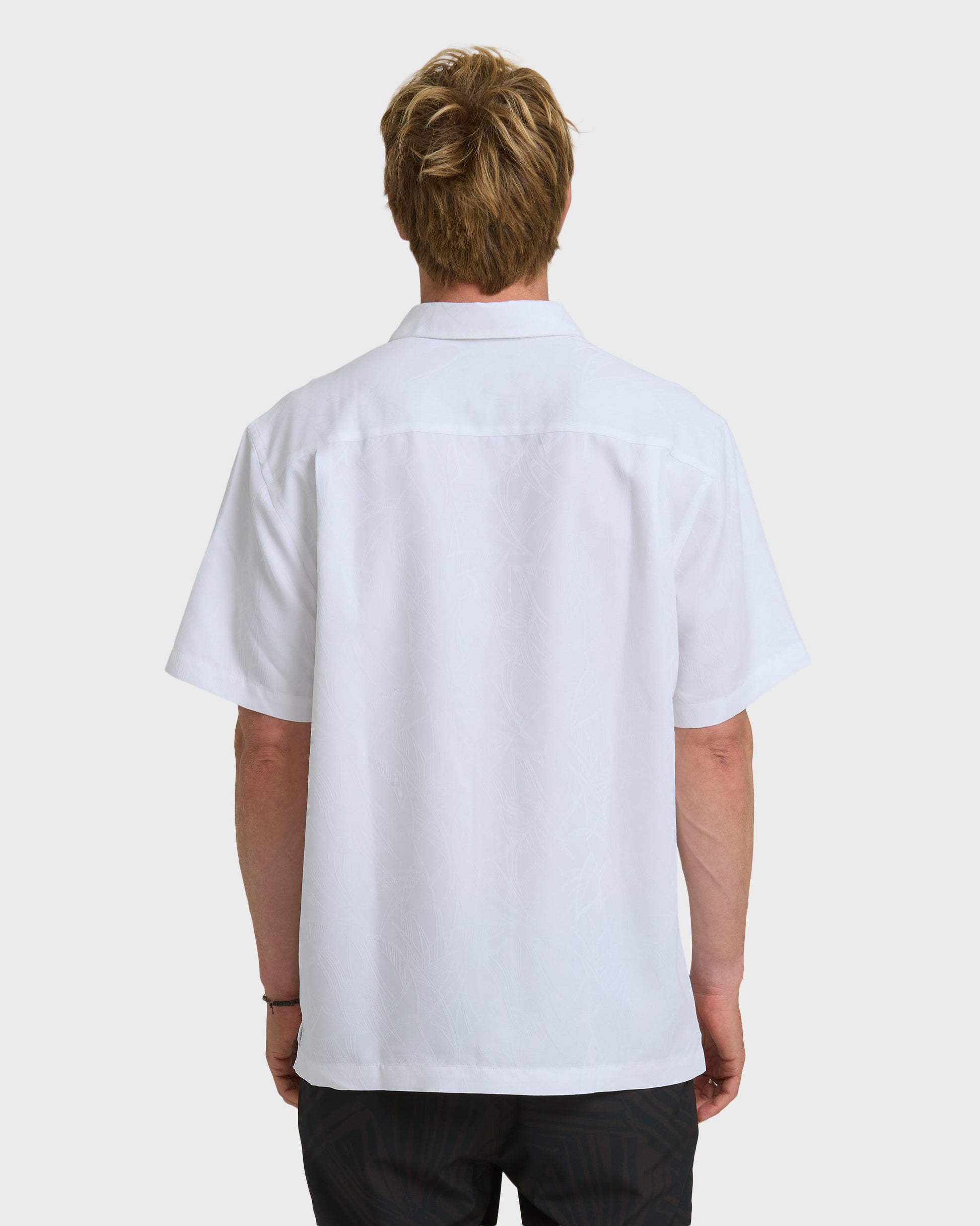Quick Silver Waterman Island Jungle Shirt - White
