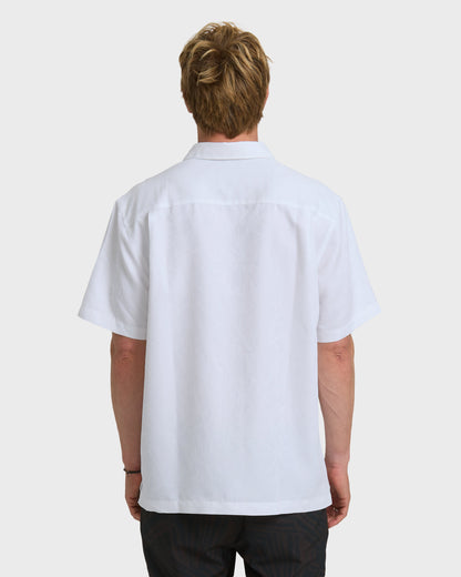 Quick Silver Waterman Island Jungle Shirt - White