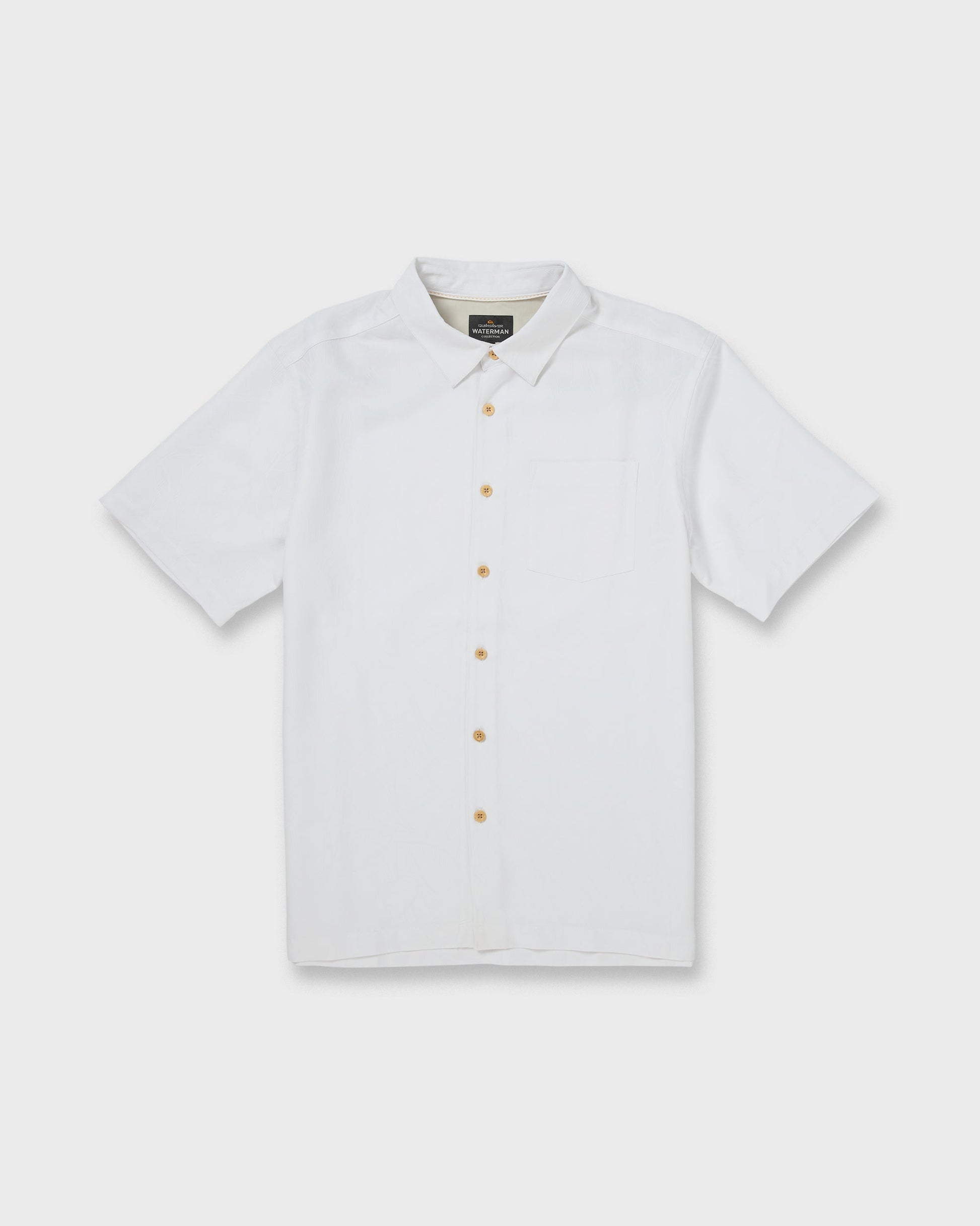 Quick Silver Waterman Island Jungle Shirt - White