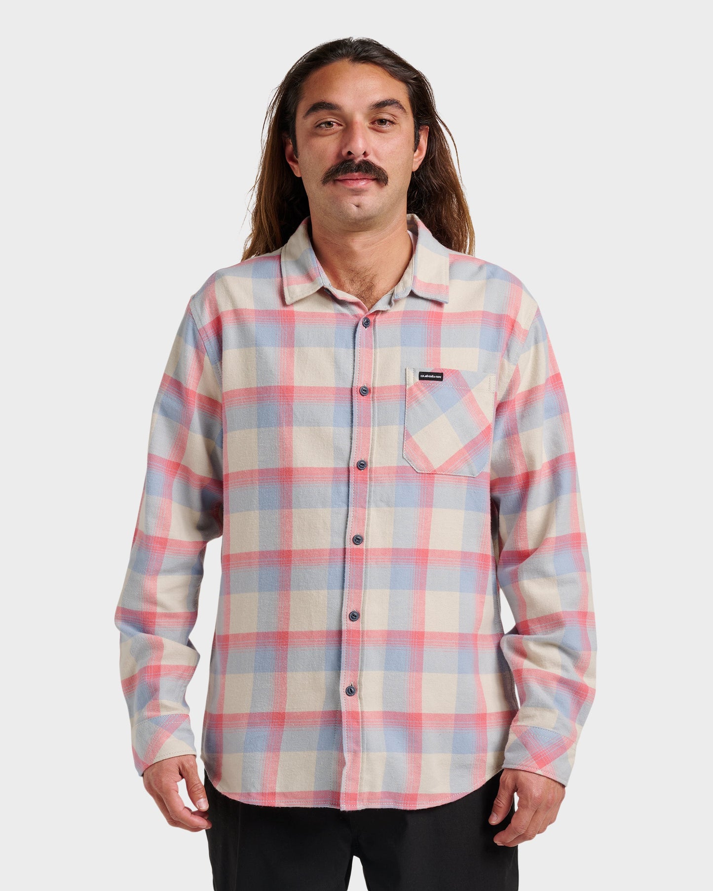 Quick Silver Penmar Check Flannel Shirt - Moonstruck