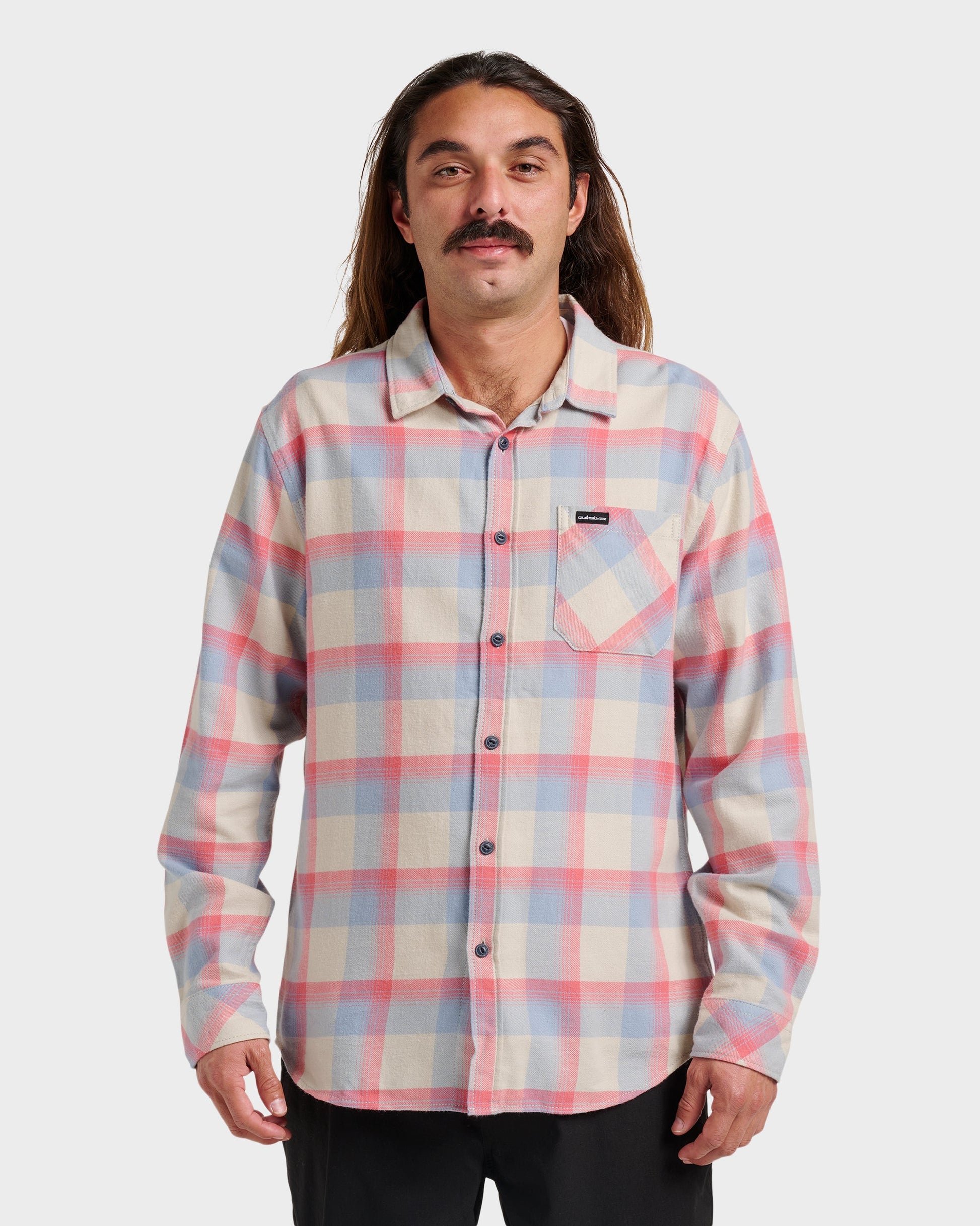 Quick Silver Penmar Check Flannel Shirt - Moonstruck