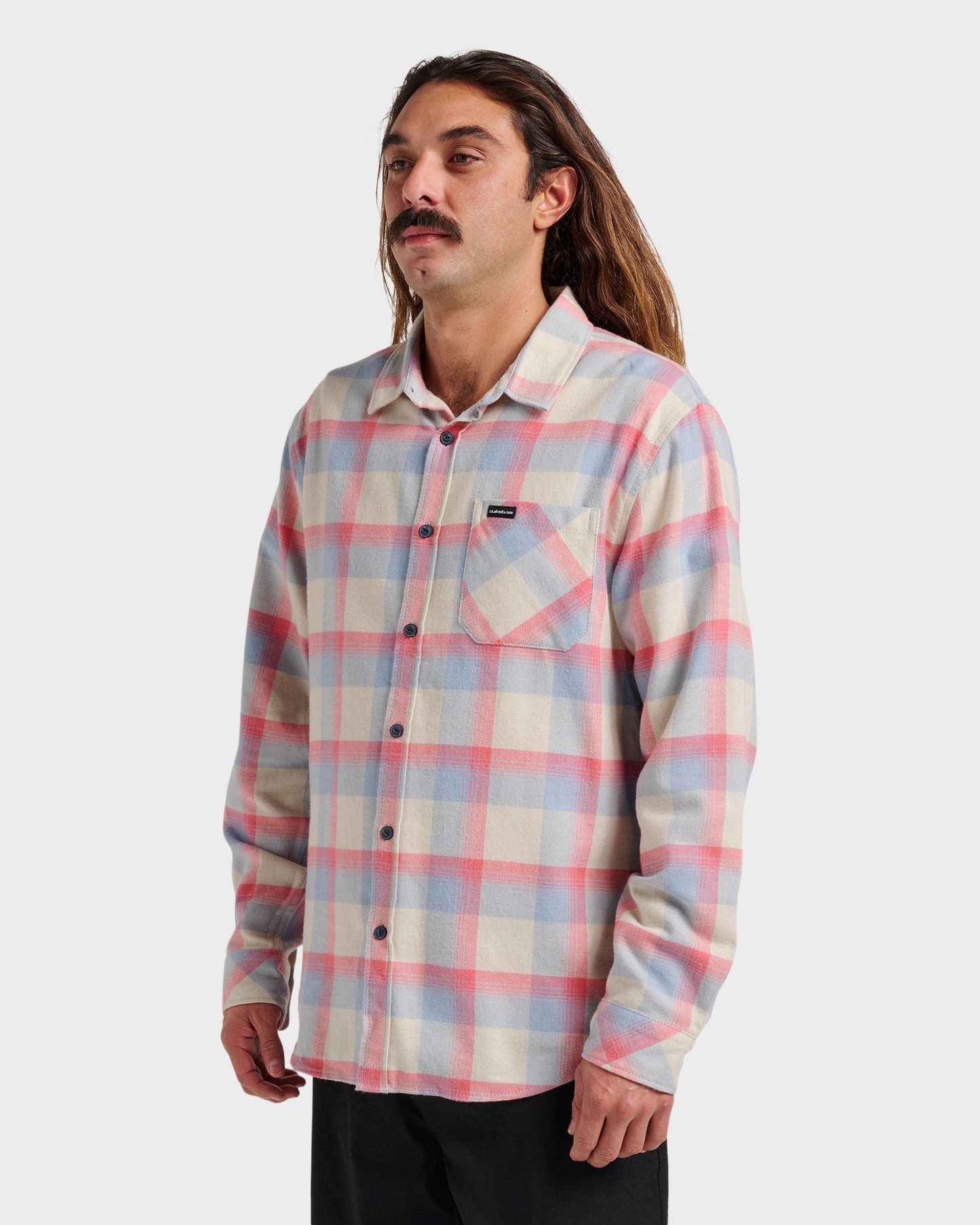 Quick Silver Penmar Check Flannel Shirt - Moonstruck