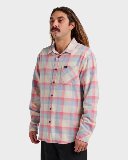 Quick Silver Penmar Check Flannel Shirt - Moonstruck