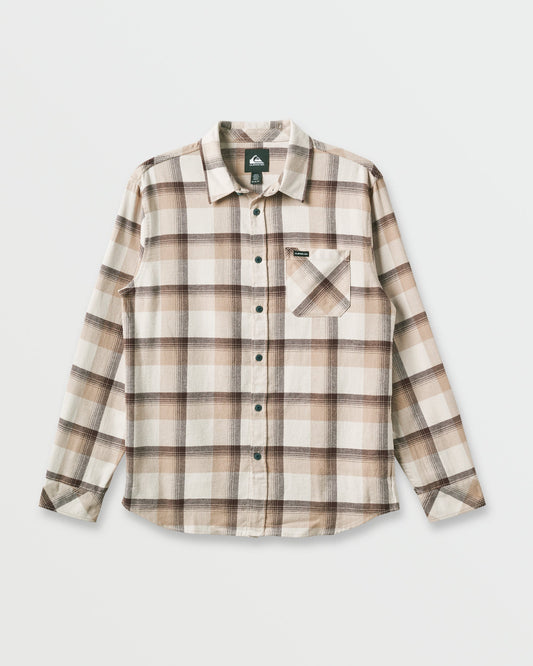 Quick Silver Penmar Check Flannel Shirt - Silver Birch