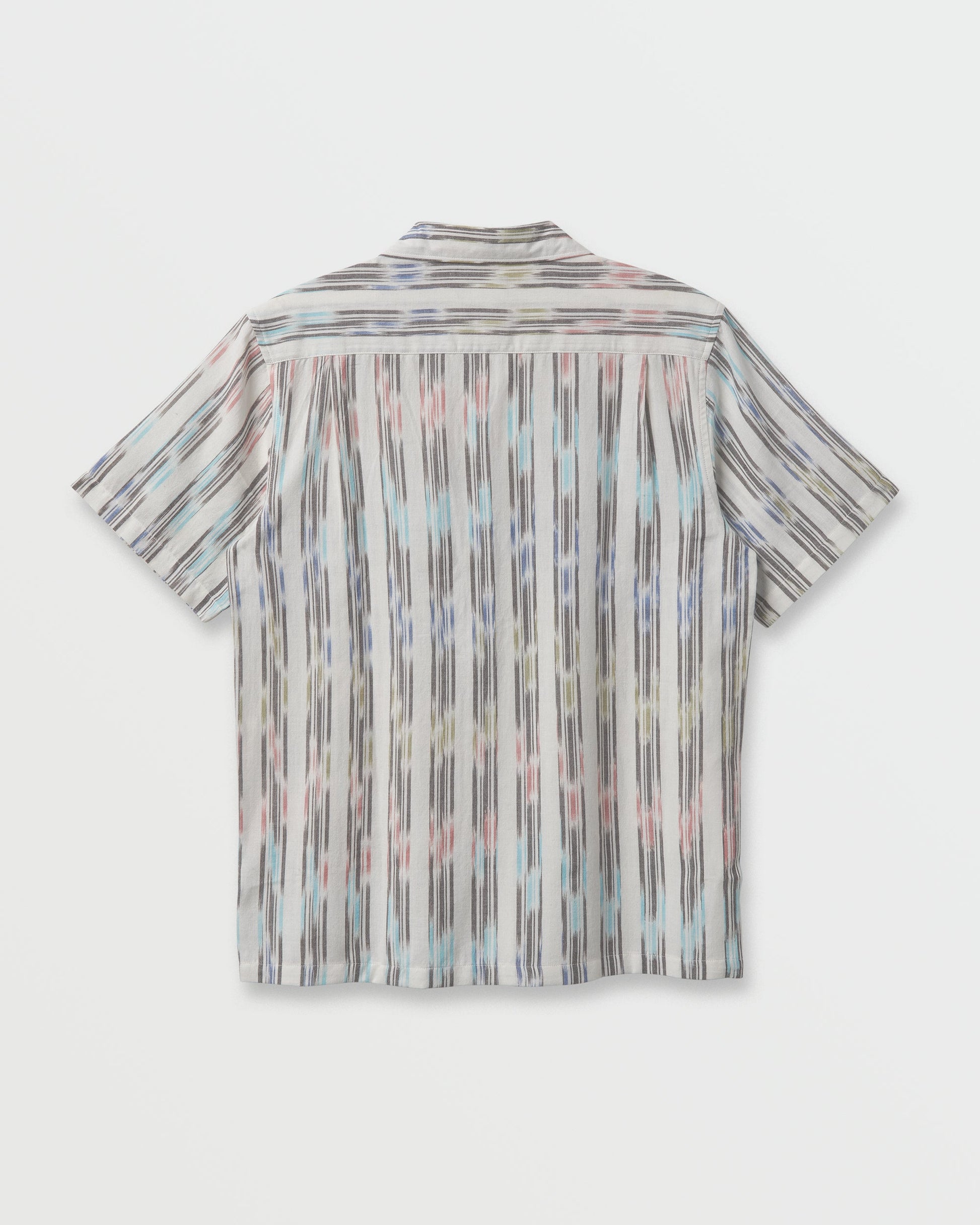 Quick Silver Space Dye Casual Short Sleeve Shirt - Off White