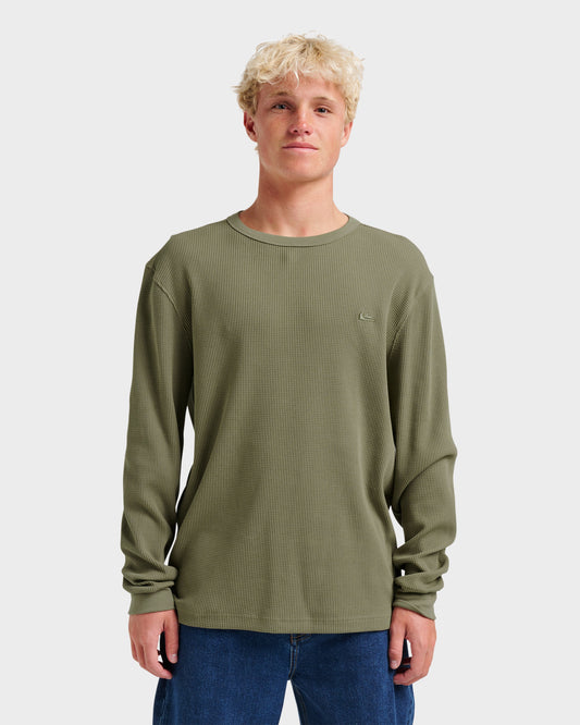 Quick Silver Nelson Long Sleeve Thermal Top - Fallen Rock