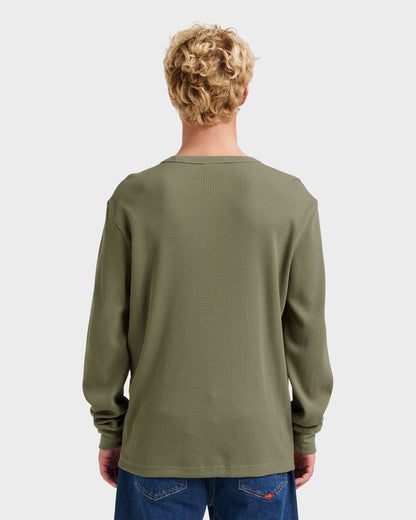 Quick Silver Nelson Long Sleeve Thermal Top - Fallen Rock