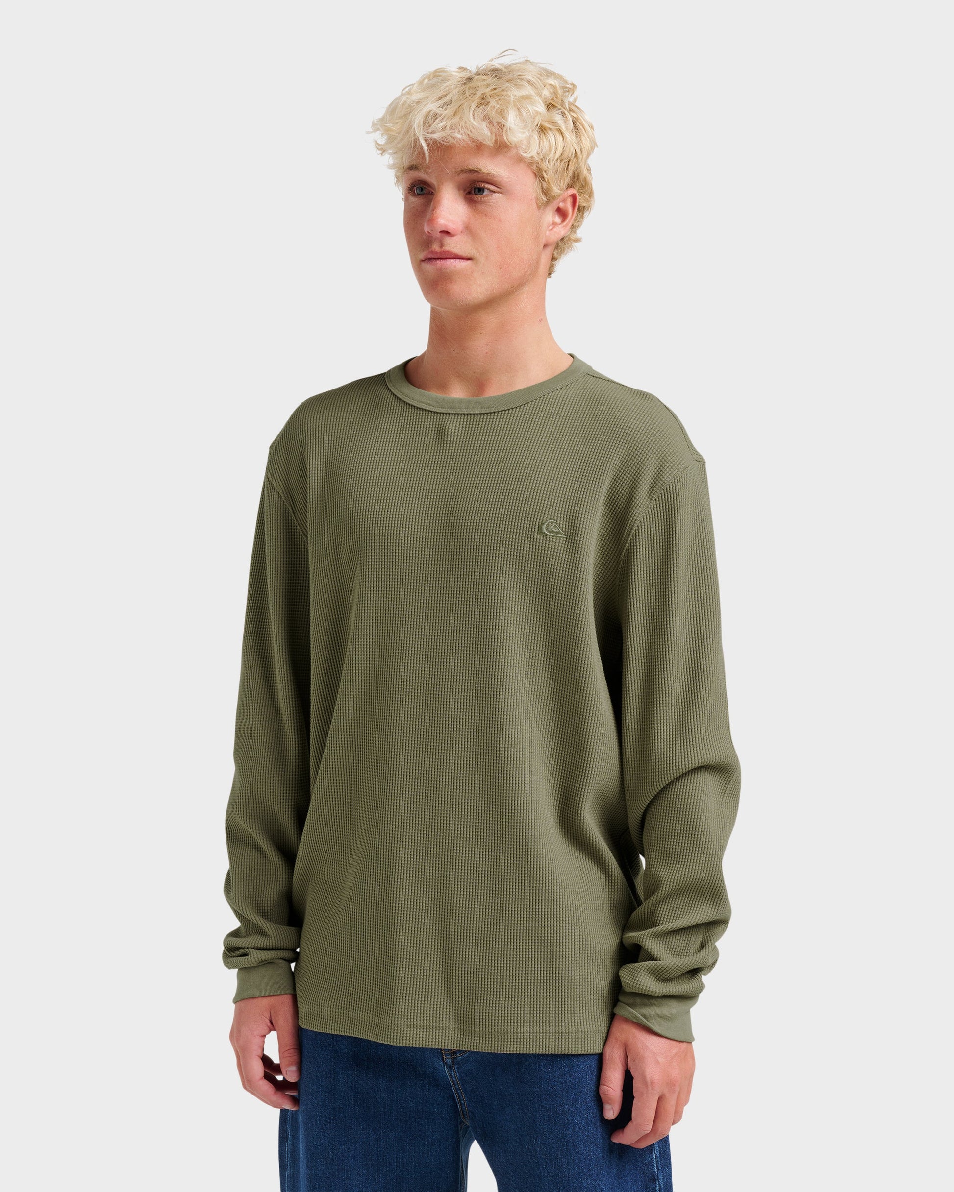 Quick Silver Nelson Long Sleeve Thermal Top - Fallen Rock