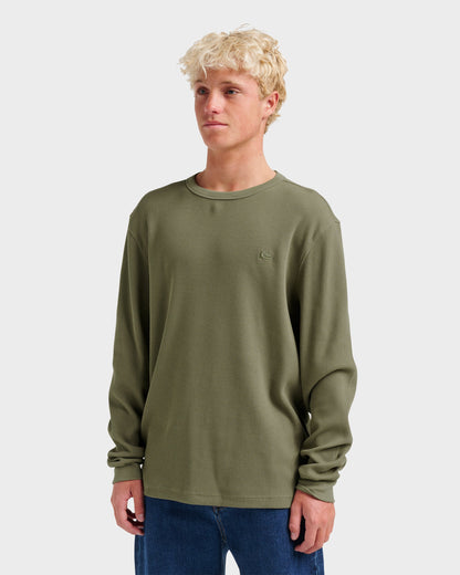 Quick Silver Nelson Long Sleeve Thermal Top - Fallen Rock