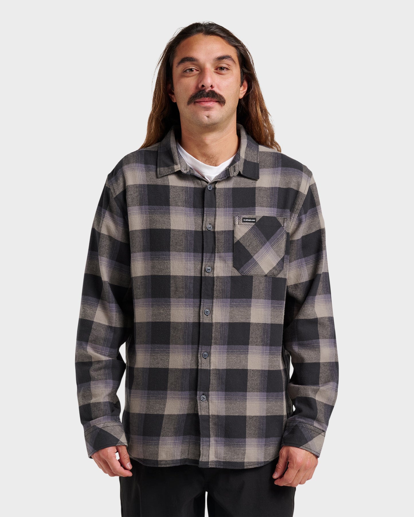 Quick Silver Penmar Check Flannel Shirt - Phantom
