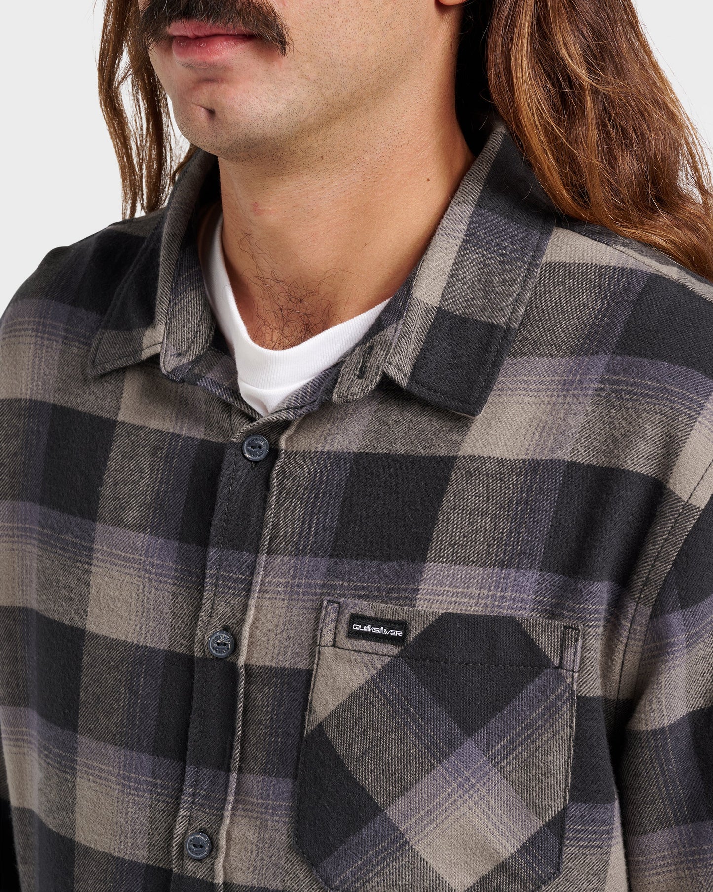 Quick Silver Penmar Check Flannel Shirt - Phantom