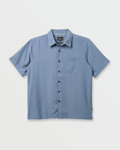 Quick Silver Waterman Check Out Shirt - Flint Stone