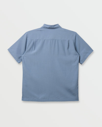 Quick Silver Waterman Check Out Shirt - Flint Stone