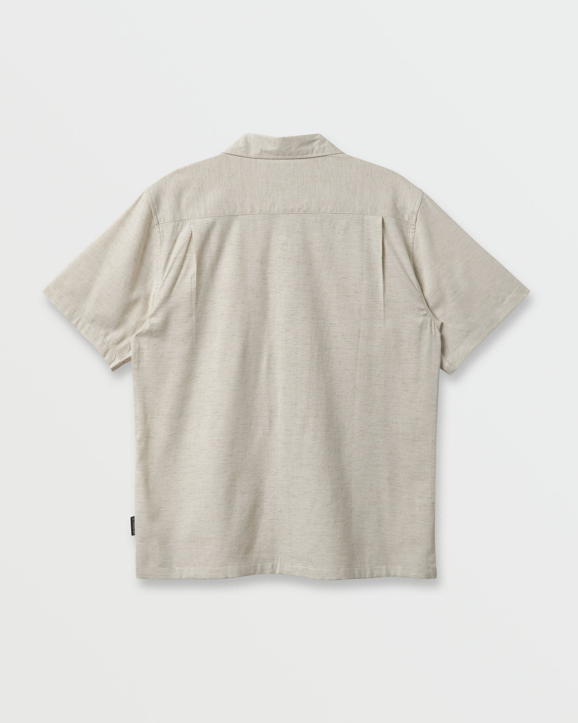 Quick Silver Flecky Island Short Sleeve Shirt - Silver Birch
