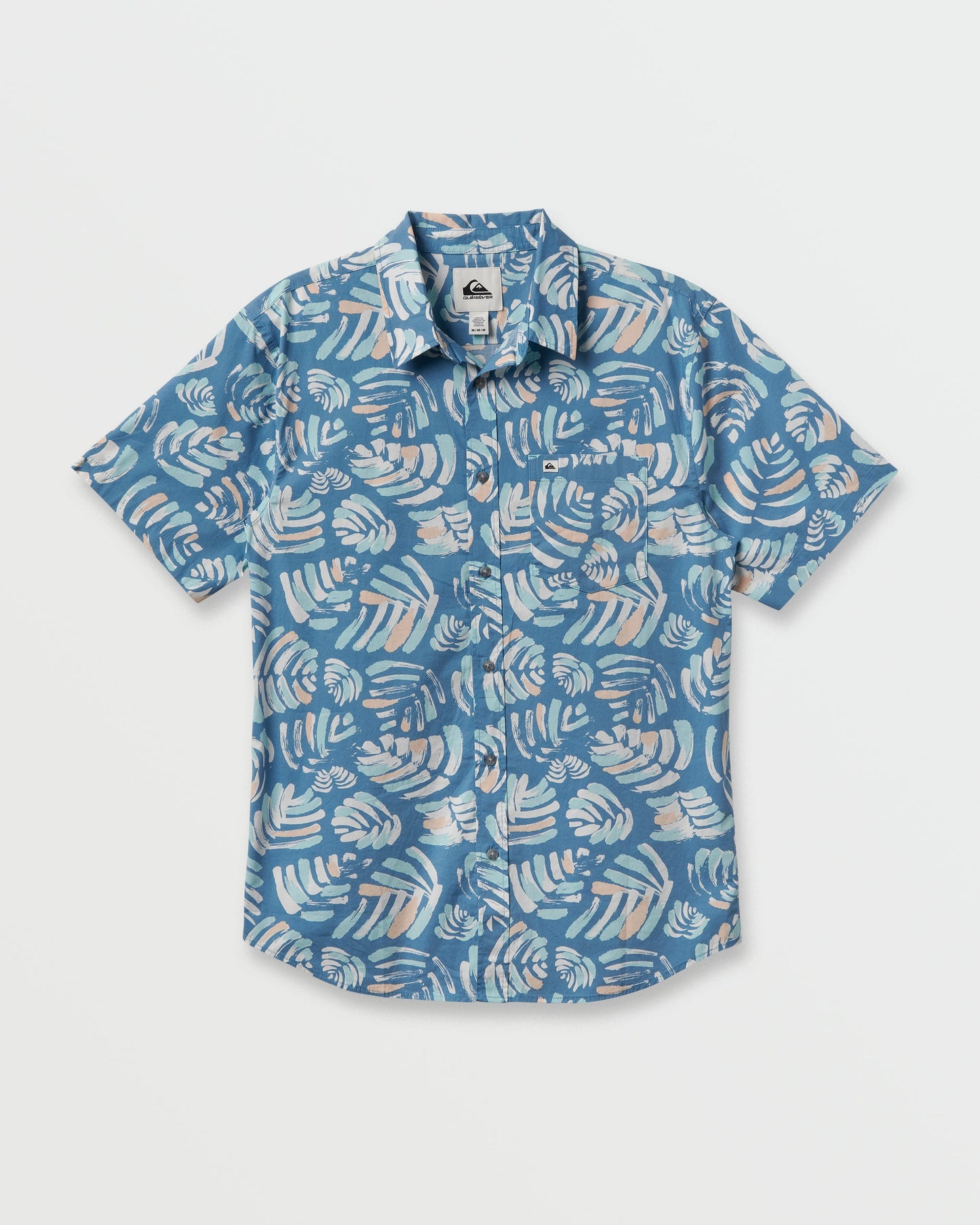 Quick Silver Shades Classic Stretch Short Sleeve Shirt - Niagara