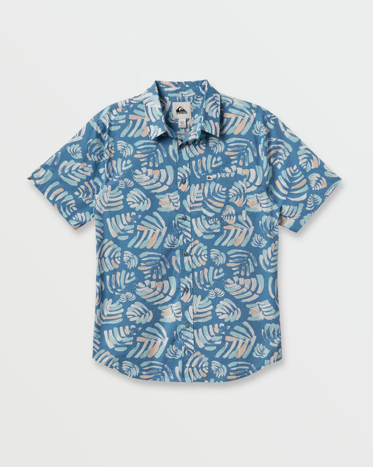 Quick Silver Shades Classic Stretch Short Sleeve Shirt - Niagara