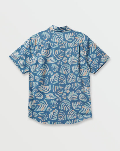 Quick Silver Shades Classic Stretch Short Sleeve Shirt - Niagara