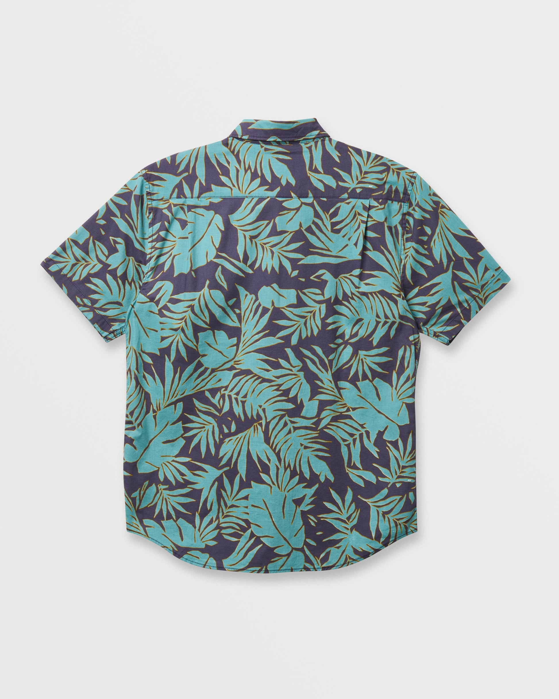 Quick Silver Palm Trip Classic Short Sleeve Shirt - Graystone