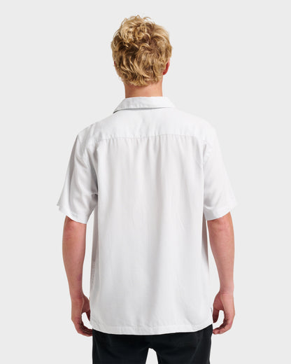 Quick Silver Waterman Check Out Shirt - White