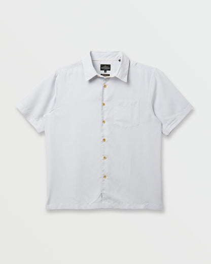 Quick Silver Waterman Check Out Shirt - White