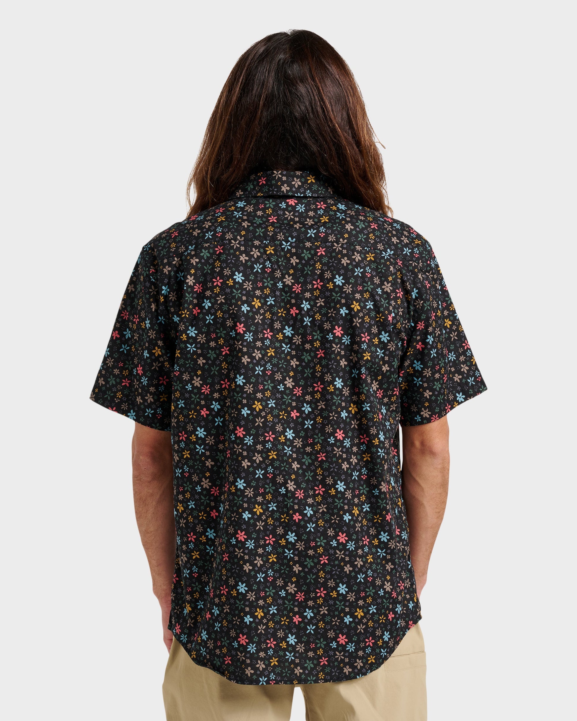 Quick Silver Ditsy Mini Classic Short Sleeve Shirt - Eclipse