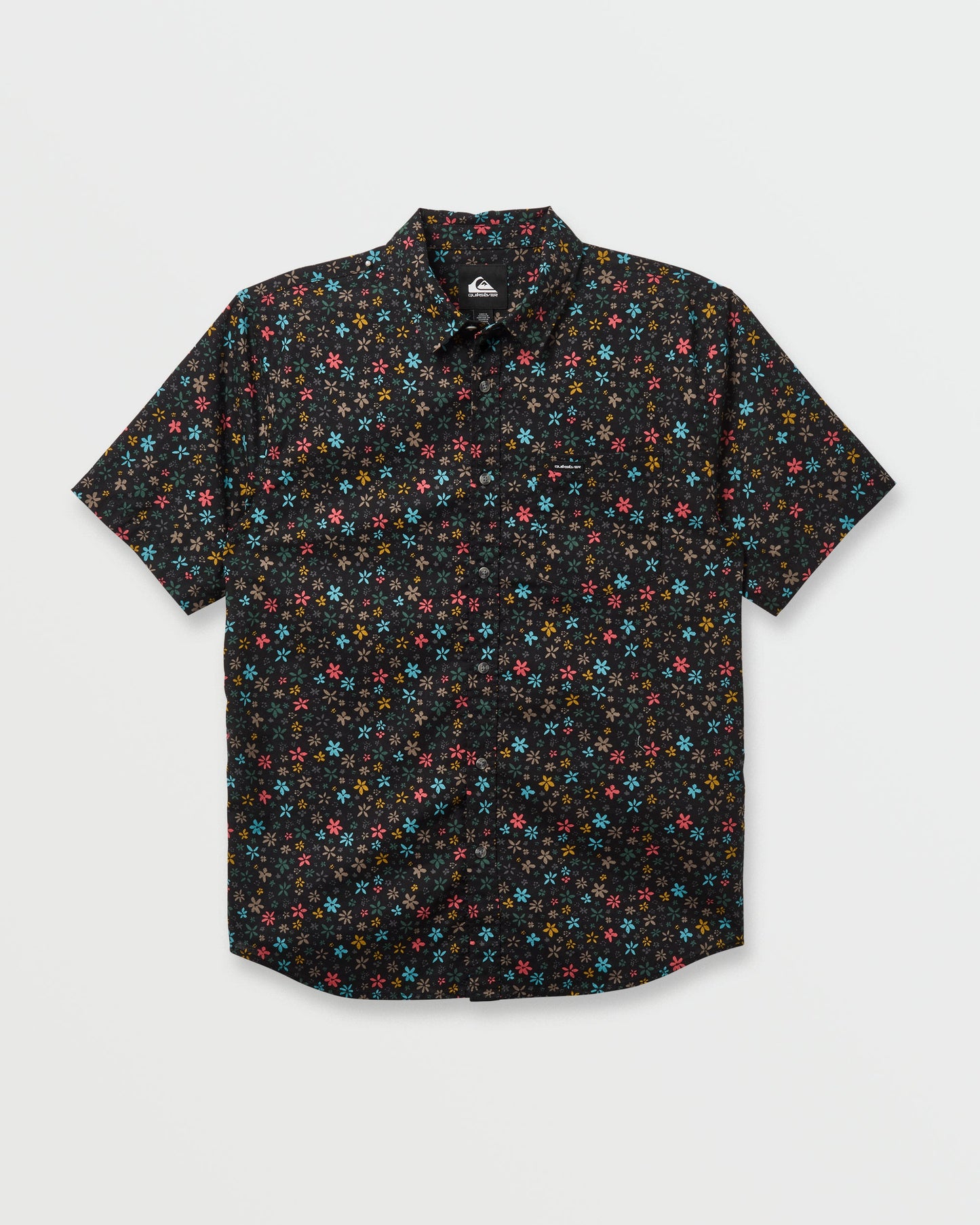 Quick Silver Ditsy Mini Classic Short Sleeve Shirt - Eclipse