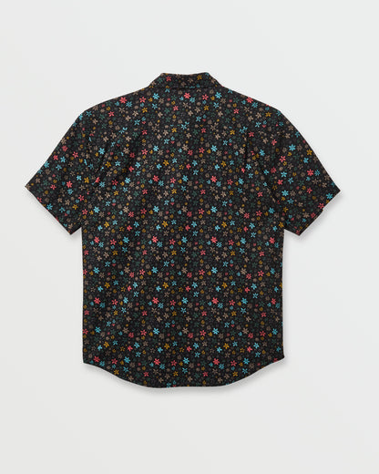 Quick Silver Ditsy Mini Classic Short Sleeve Shirt - Eclipse